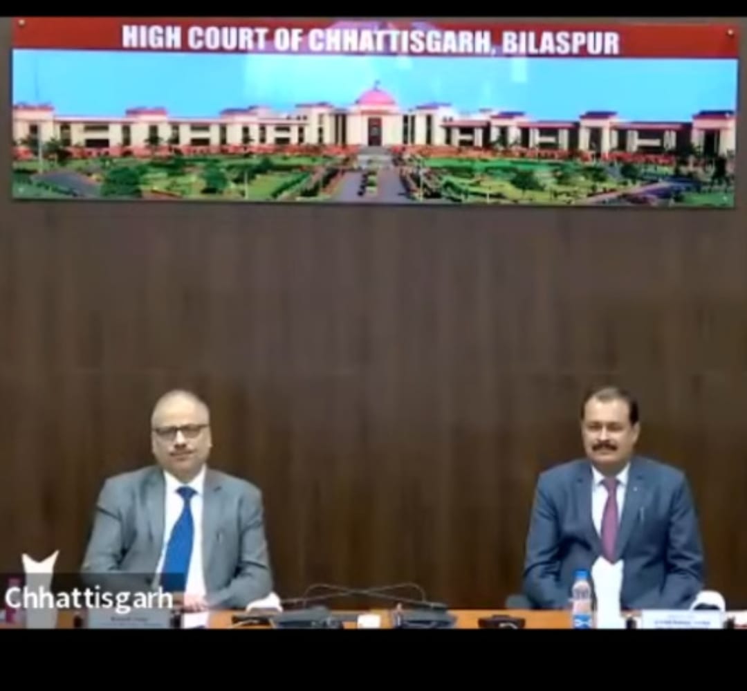 चीफ जस्टिस न्यायमूर्ति श्री रमेश सिन्हा ने वीसी के जरिए न्यायिक कर्मचारी आवासीय कालोनी का किया लोकार्पण