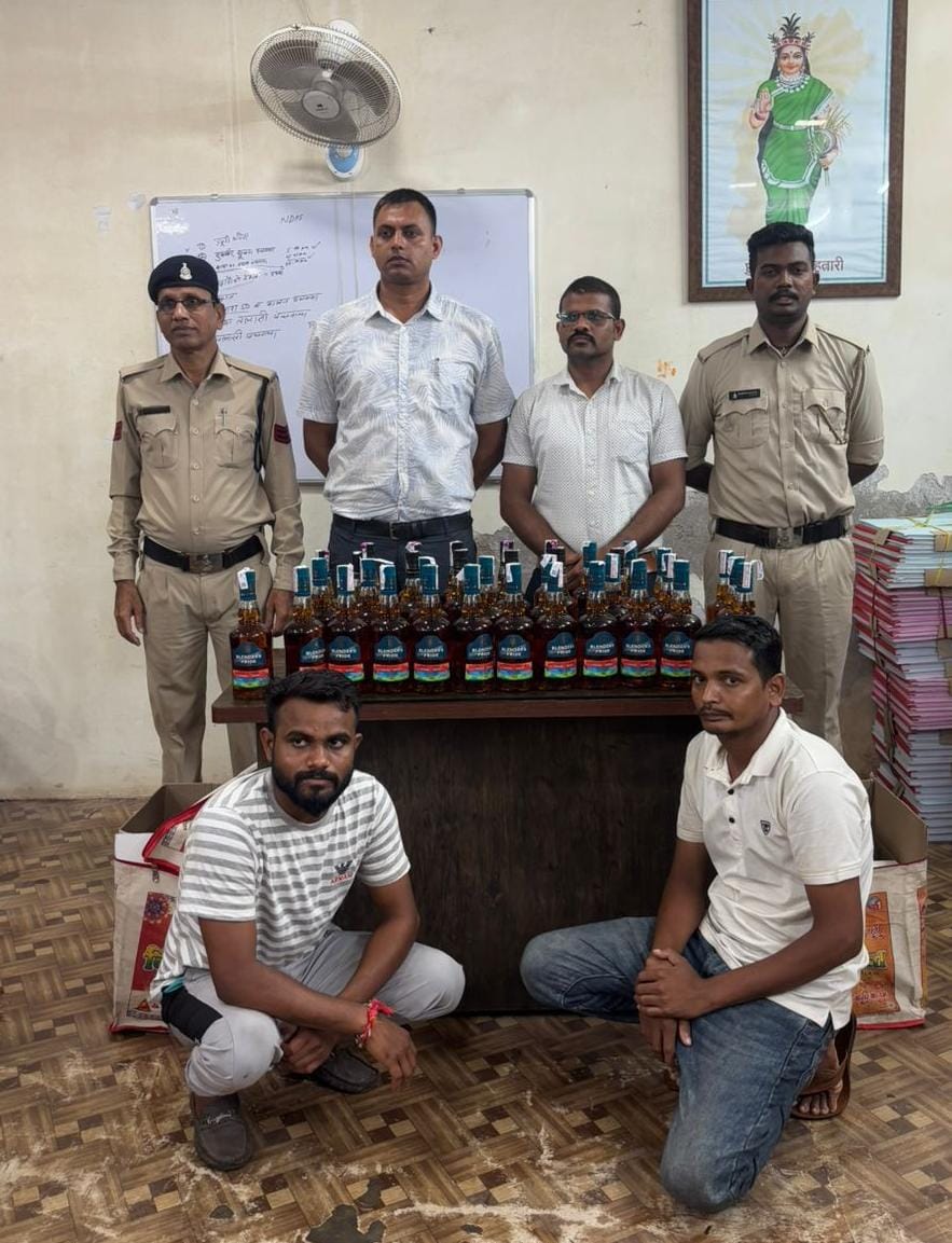 आबकारी विभाग ने किया कार्यवाही, 36 बाटल हरियाणा प्रांत की शराब के साथ 02 तस्कर जेल दाखिल……