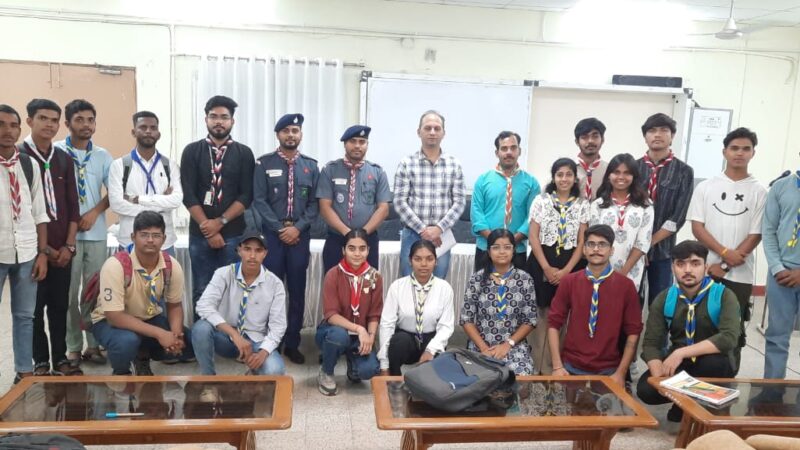 जीजीयू में रोवर्स–रेंजर्स यूनिट का गठन एवं प्रवेश पाठ्यक्रम का आयोजन