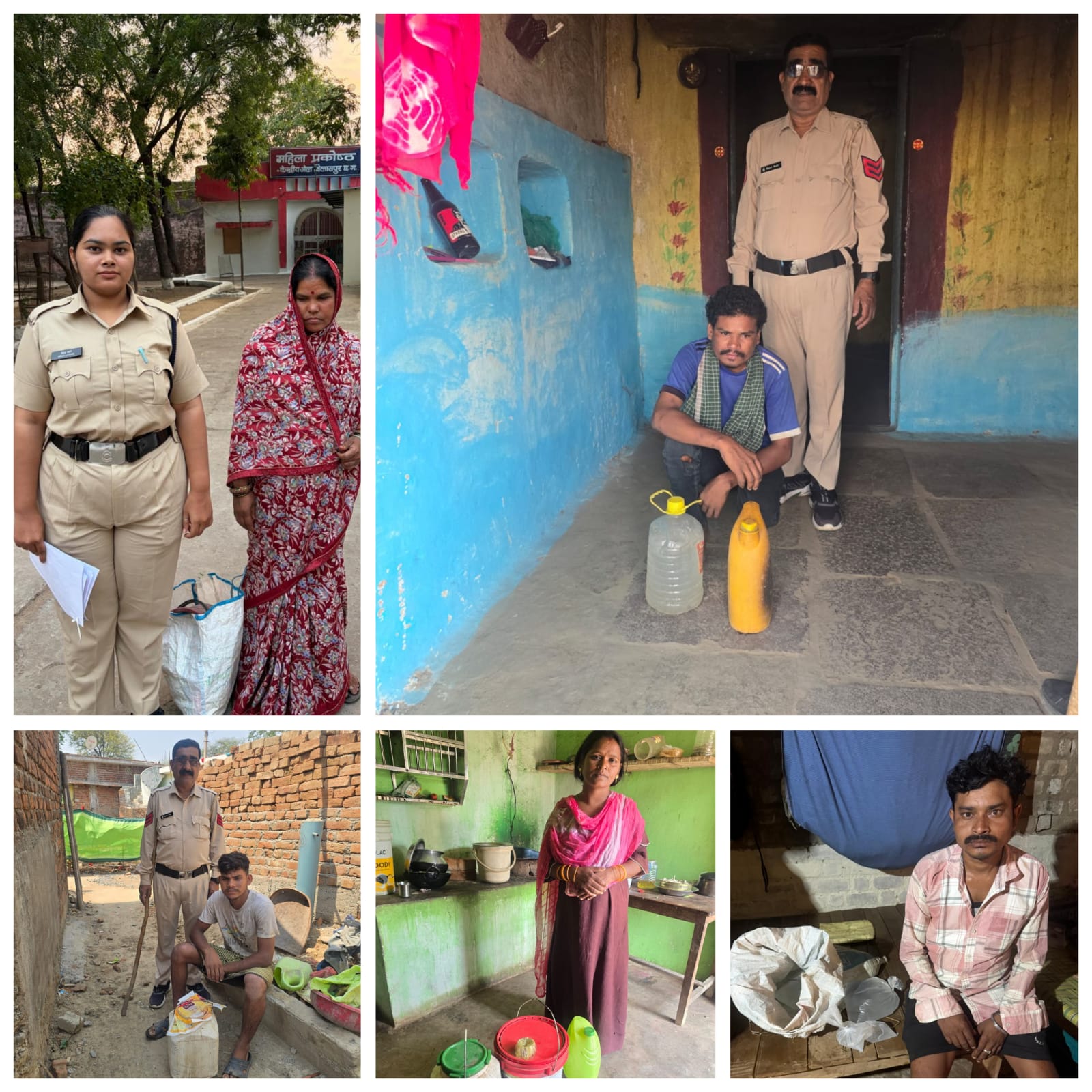 आबकारी विभाग द्वारा अवैध शराब के विरूद्ध पुनः बड़ी कार्यवाही!