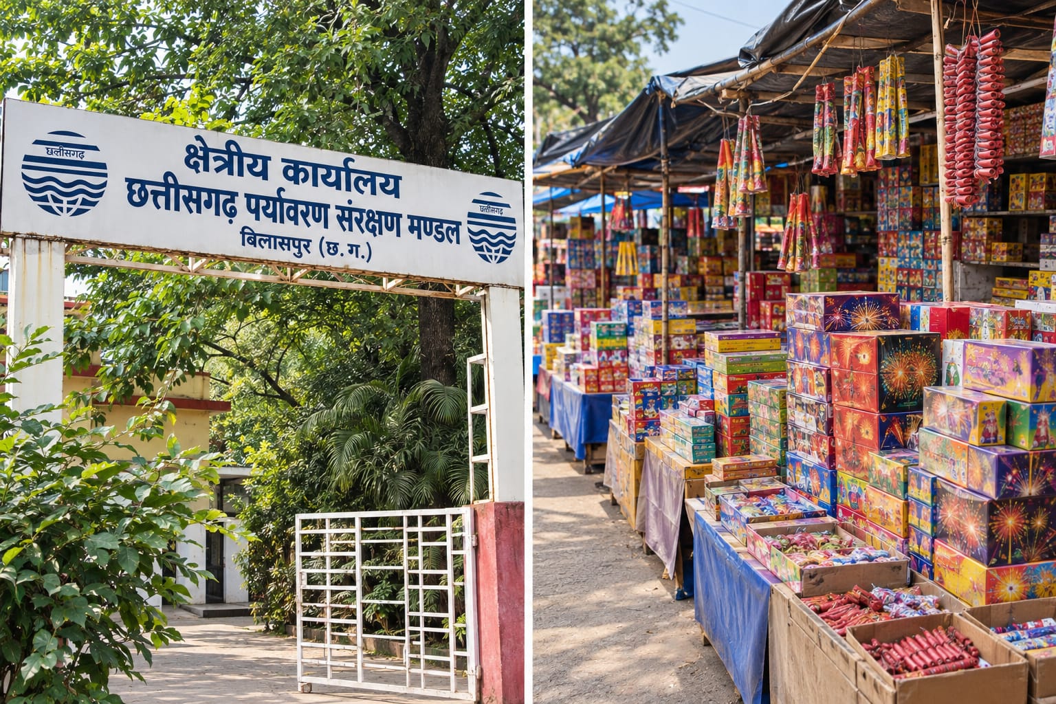 पर्यावरण विभाग प्रतिबंधित पटाखों के कथित भंडारण पर बेखबर या फिर मौन समर्थन के साथ सेटिंग का खेल !     क्षेत्रीय पर्यावरण अधिकारी रश्मि श्रीवास्तव को आखिर मीडिया से क्यों परहेज !